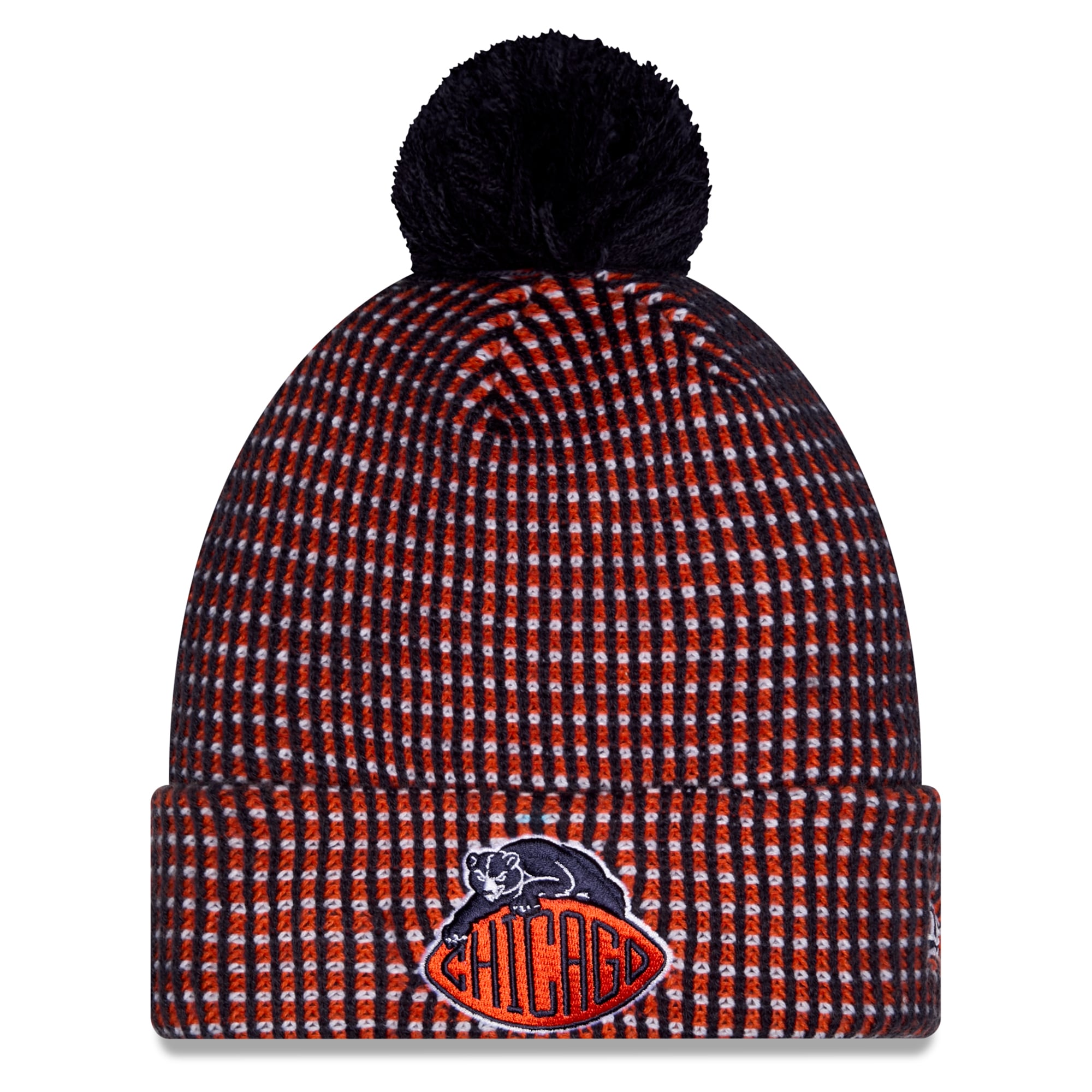 Men's New Era Orange Chicago Bears 2026 Rivalries Collection Cuffed Knit Hat