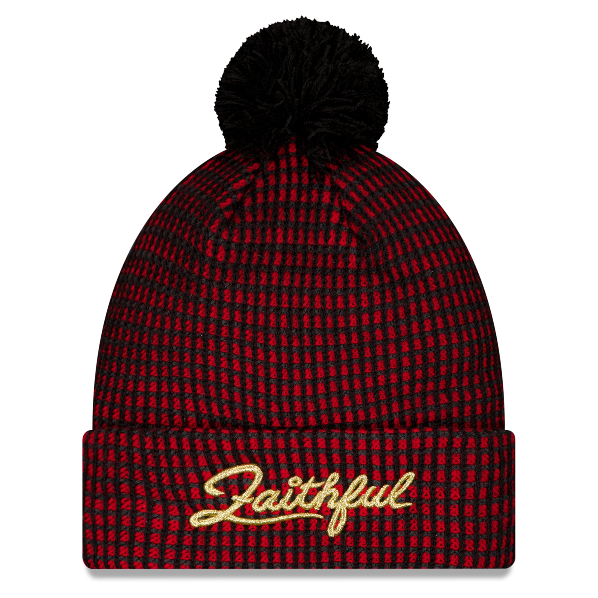 Men's New Era Scarlet San Francisco 49ers Rivalries Collection Cuffed Knit Hat