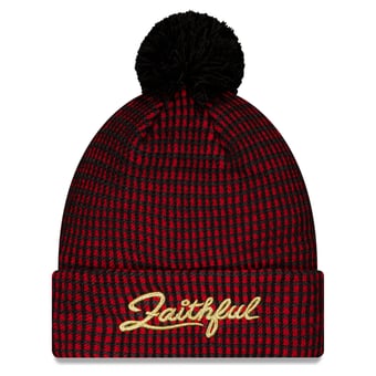 Men's New Era Scarlet San Francisco 49ers Rivalries Collection Cuffed Knit Hat