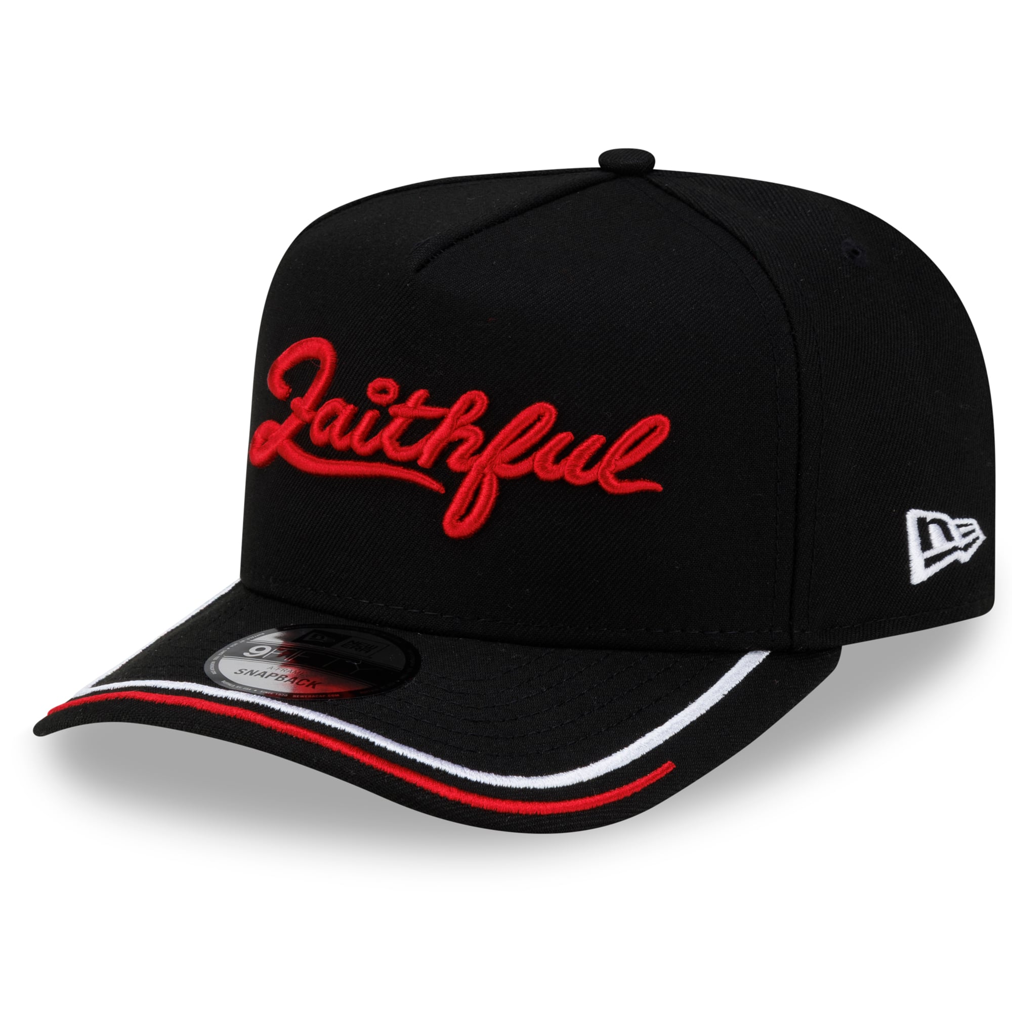 Men's New Era Black San Francisco 49ers Rivalries Collection Fan Pack A-Frame 9FIFTY Snapback Hat