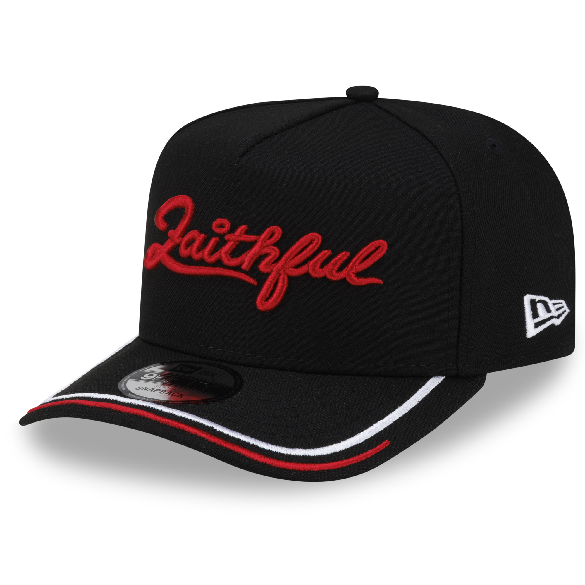 Men's New Era Black San Francisco 49ers Rivalries Collection Fan Pack A-Frame 9FIFTY Snapback Hat