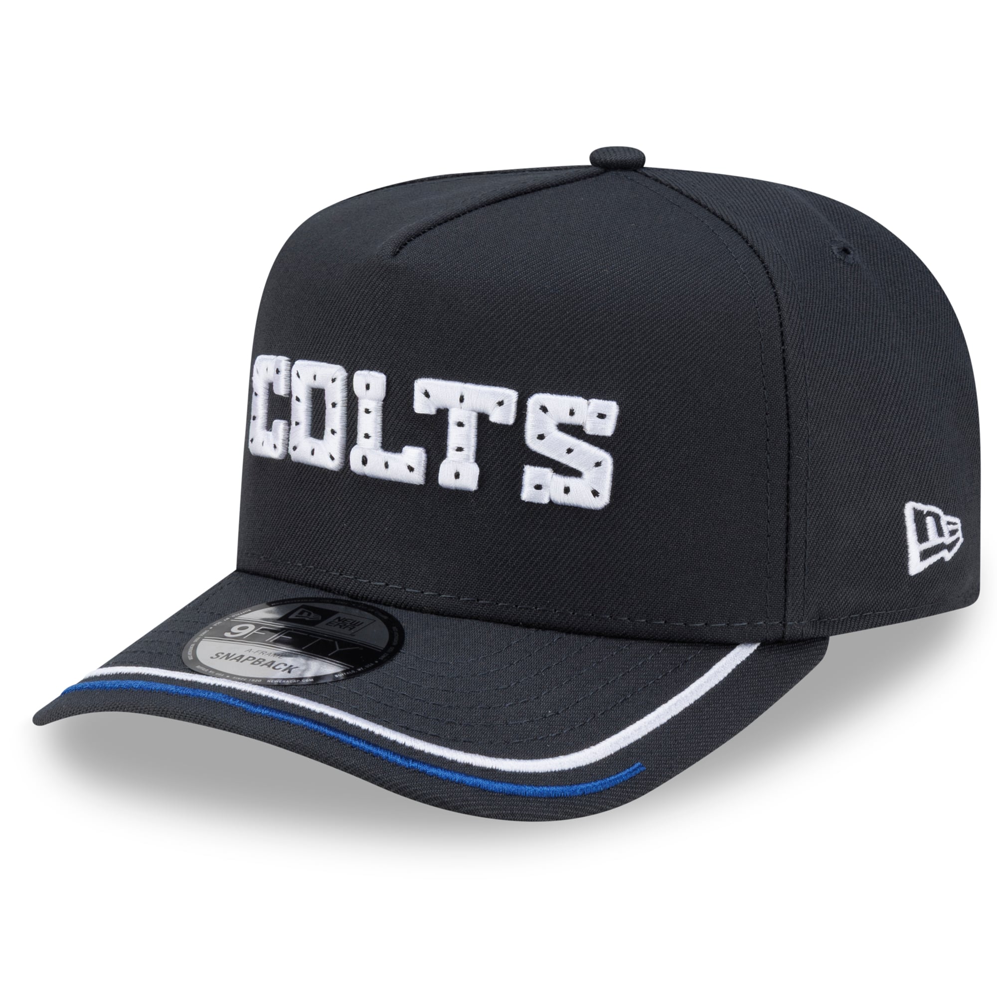 Men's New Era Charcoal Indianapolis Colts 2026 Rivalries Collection Fan Pack A-Frame 9FIFTY Snapback Hat