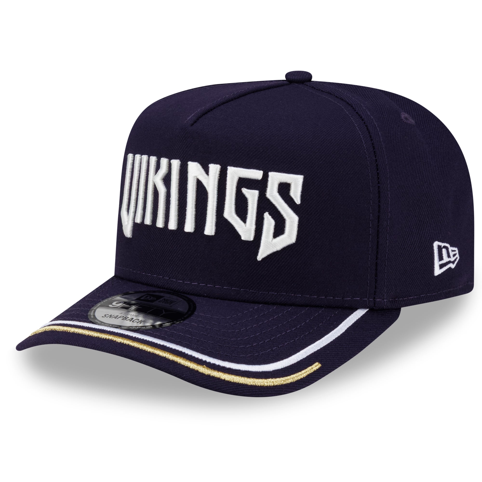 Men's New Era Purple Minnesota Vikings 2026 Rivalries Collection Fan Pack A-Frame 9FIFTY Snapback Hat