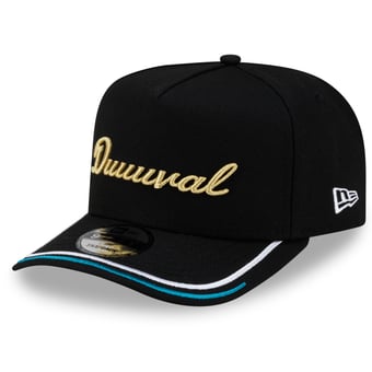 Men's New Era Black Jacksonville Jaguars 2026 Rivalries Collection Fan Pack A-Frame 9FIFTY Snapback Hat