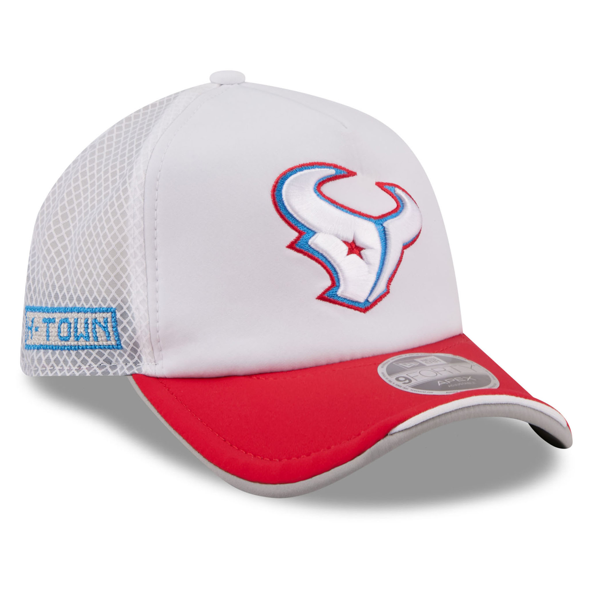 Men's New Era White Houston Texans 2026 Rivalries Collection 9FORTY Apex Adjustable Hat