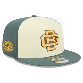 Men's New Era Cream Green Bay Packers 2026 Rivalries Collection 9FIFTY Snapback Hat