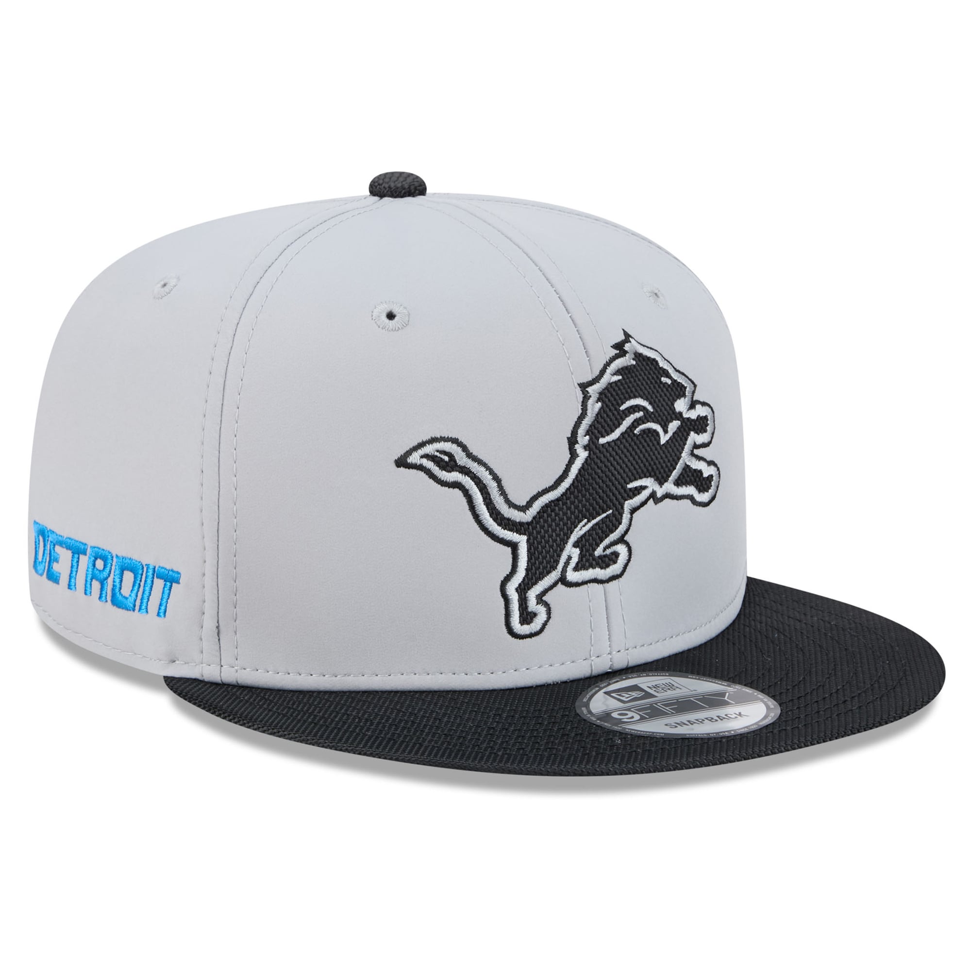Men's New Era Silver Detroit Lions 2026 Rivalries Collection 9FIFTY Snapback Hat