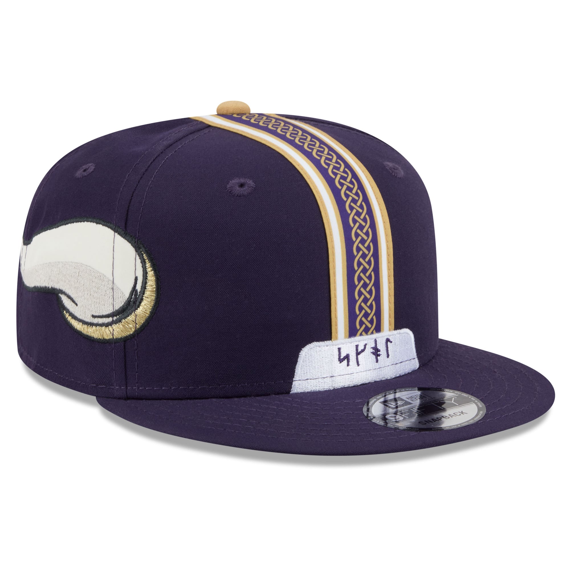 Men's New Era Purple Minnesota Vikings 2026 Rivalries Collection Fan Pack Helmet 9FIFTY Snapback Hat