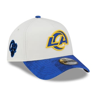 Men's New Era  Cream Los Angeles Rams Rivalries Collection 9FORTY A-Frame Adjustable Hat
