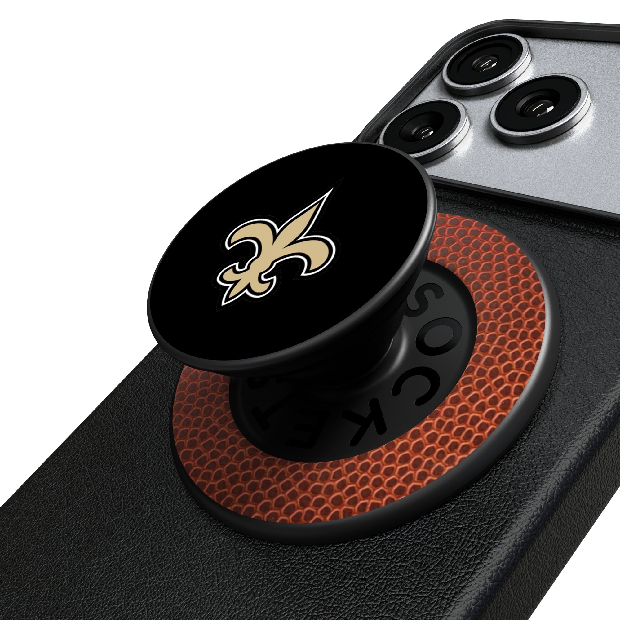 Keyscaper New Orleans Saints  Endzone Solid PopSockets Magnetic Phone Grip & Stand