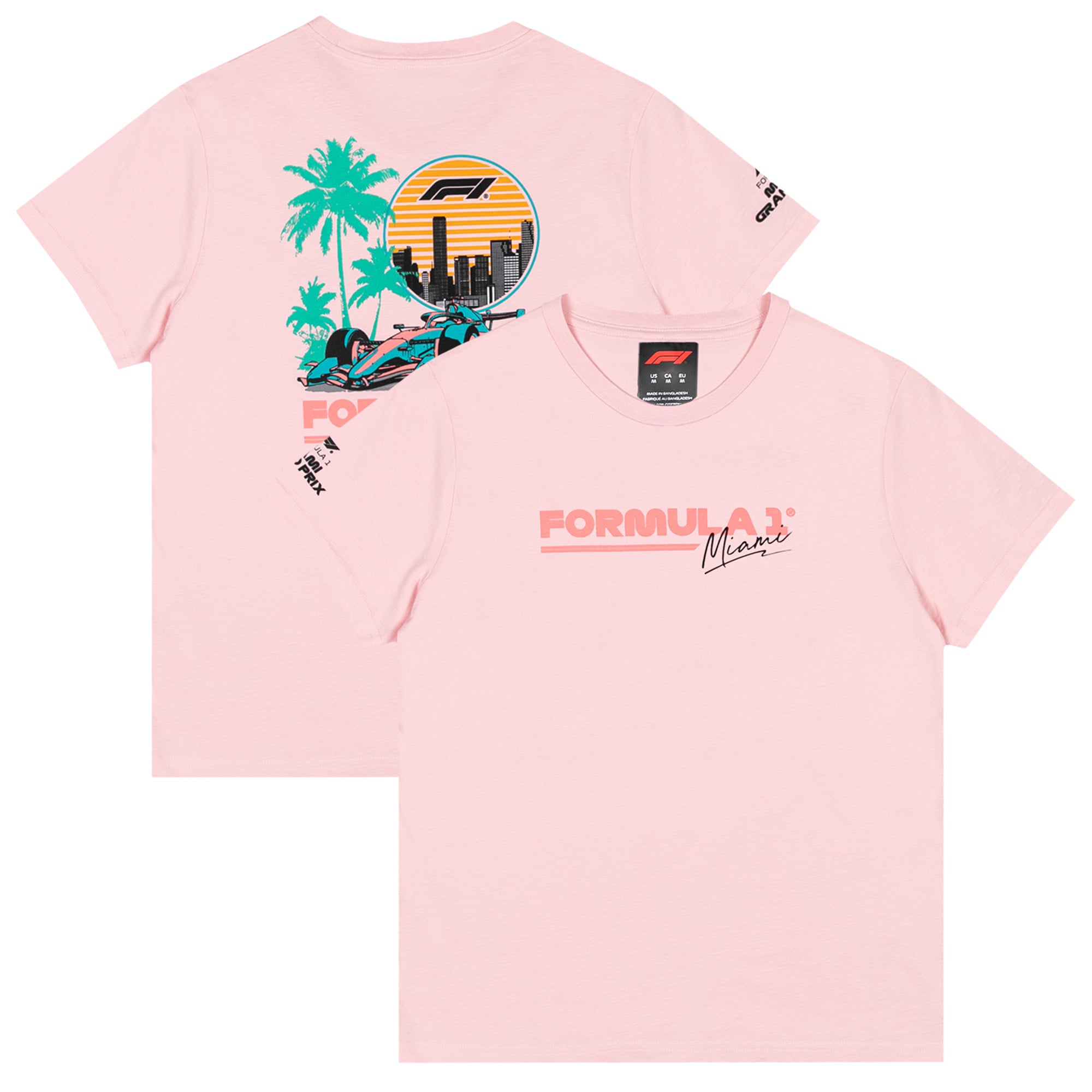 Women's Pink 2026 Miami Grand Prix Skyline T-Shirt