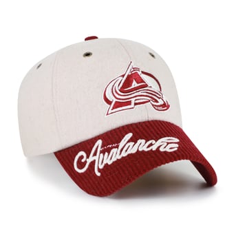 Women's '47 Cream/Burgundy Colorado Avalanche Rope Script Clean Up Adjustable Hat