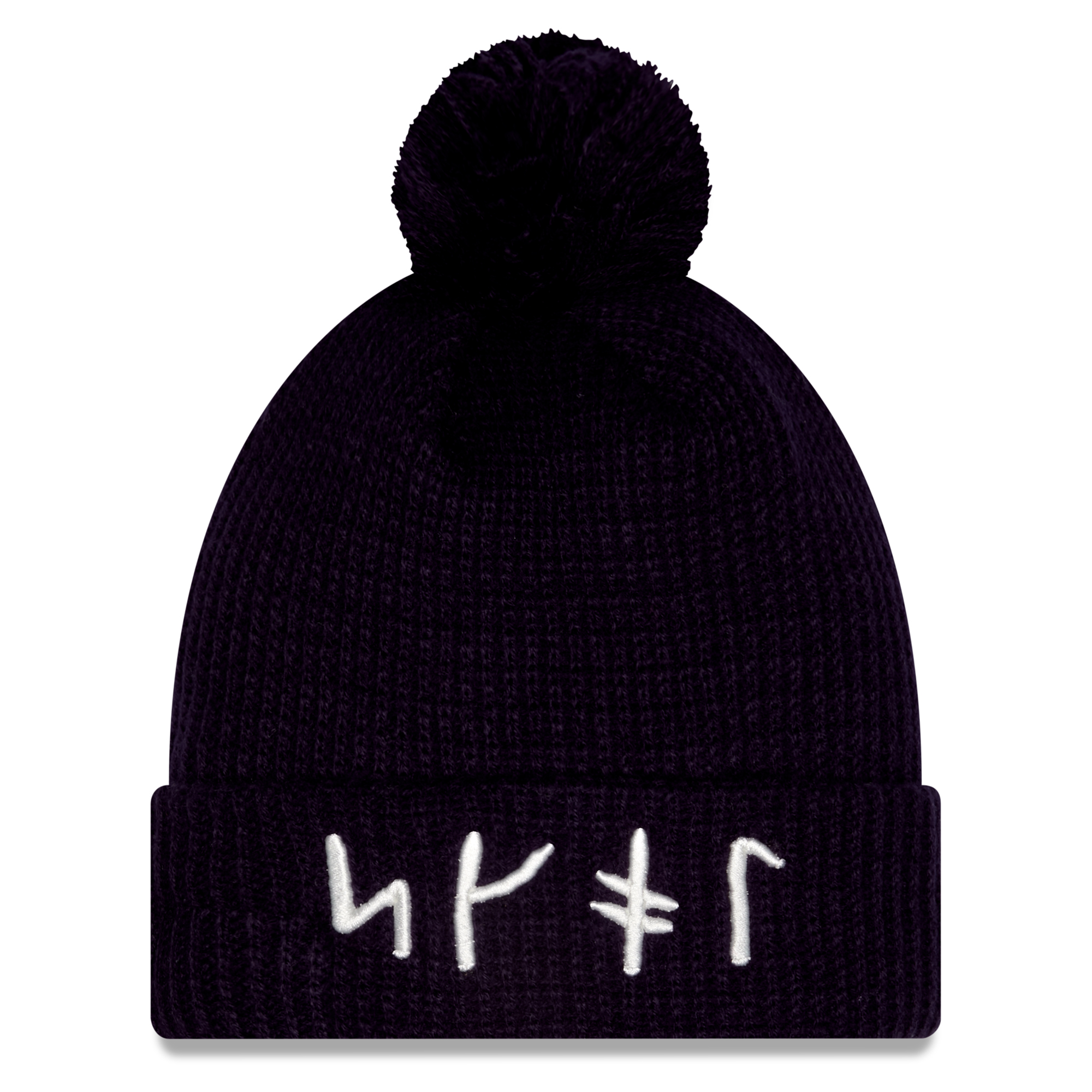 Youth New Era Purple Minnesota Vikings 2026 Rivalries Collection Sideline Cuffed Knit Hat with Pom
