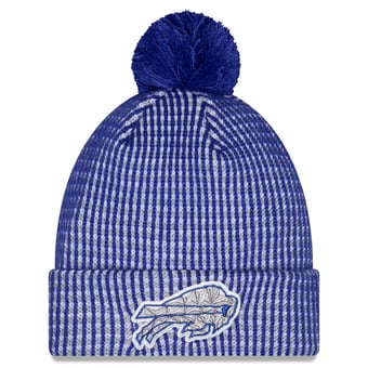 Youth New Era Royal Buffalo Bills 2026 Rivalries Collection Sideline Cuffed Knit Hat with Pom