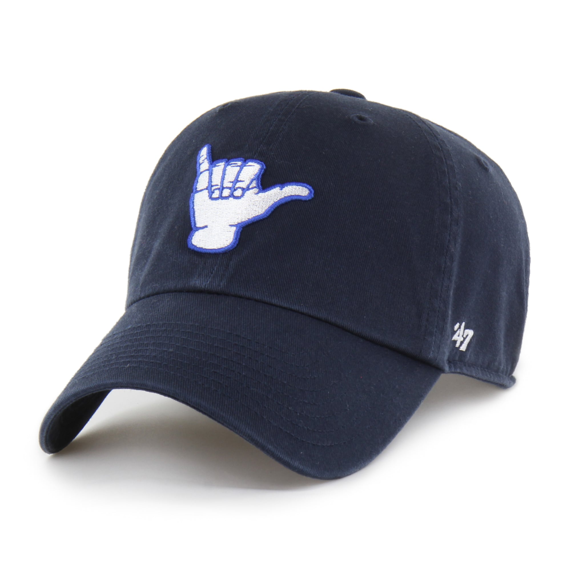 Unisex '47  Navy BYU Cougars Mascot Clean Up Adjustable Hat
