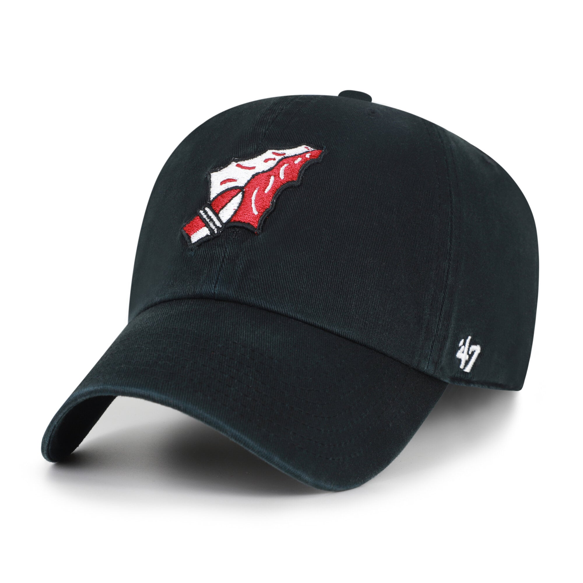 Unisex '47  Florida State Seminoles Black Vault Clean Up Adjustable Hat