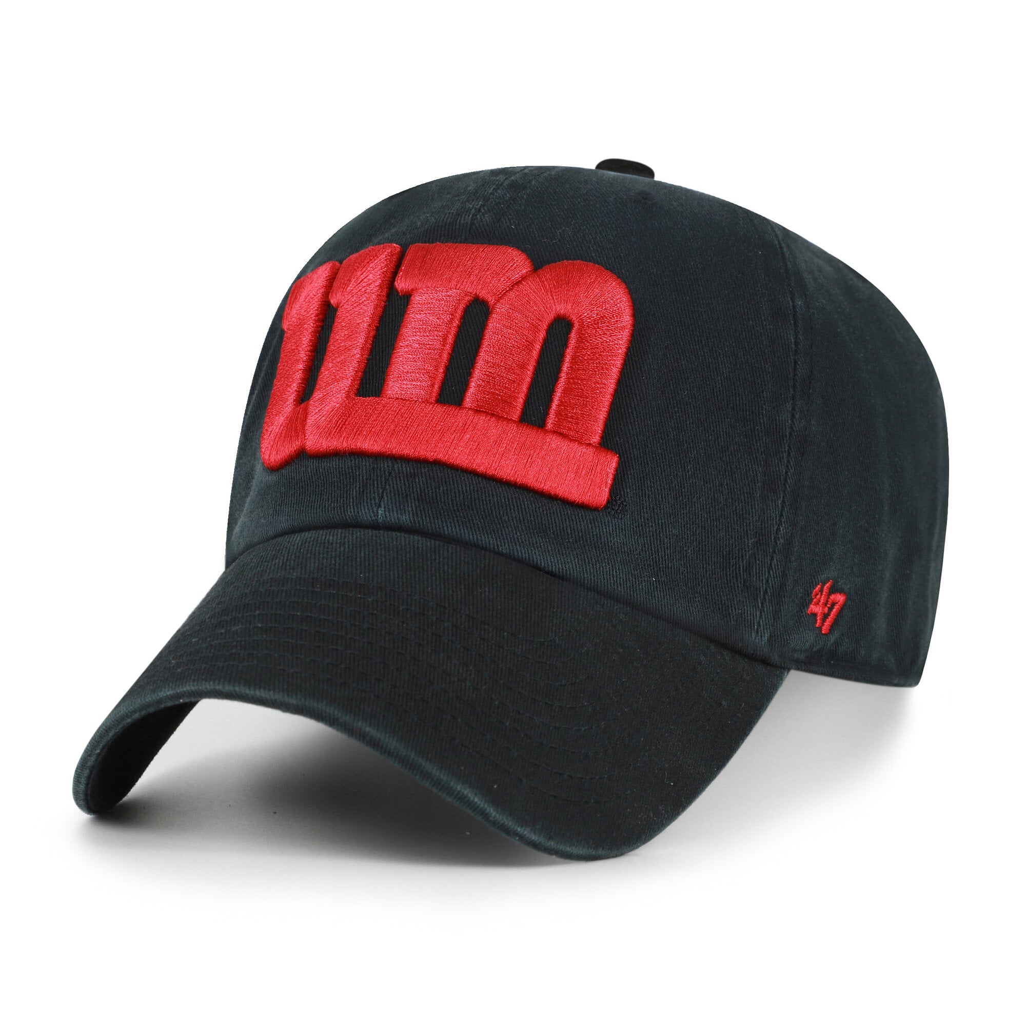 Men's '47 Black Maryland Terrapins Vault Clean Up Adjustable Hat