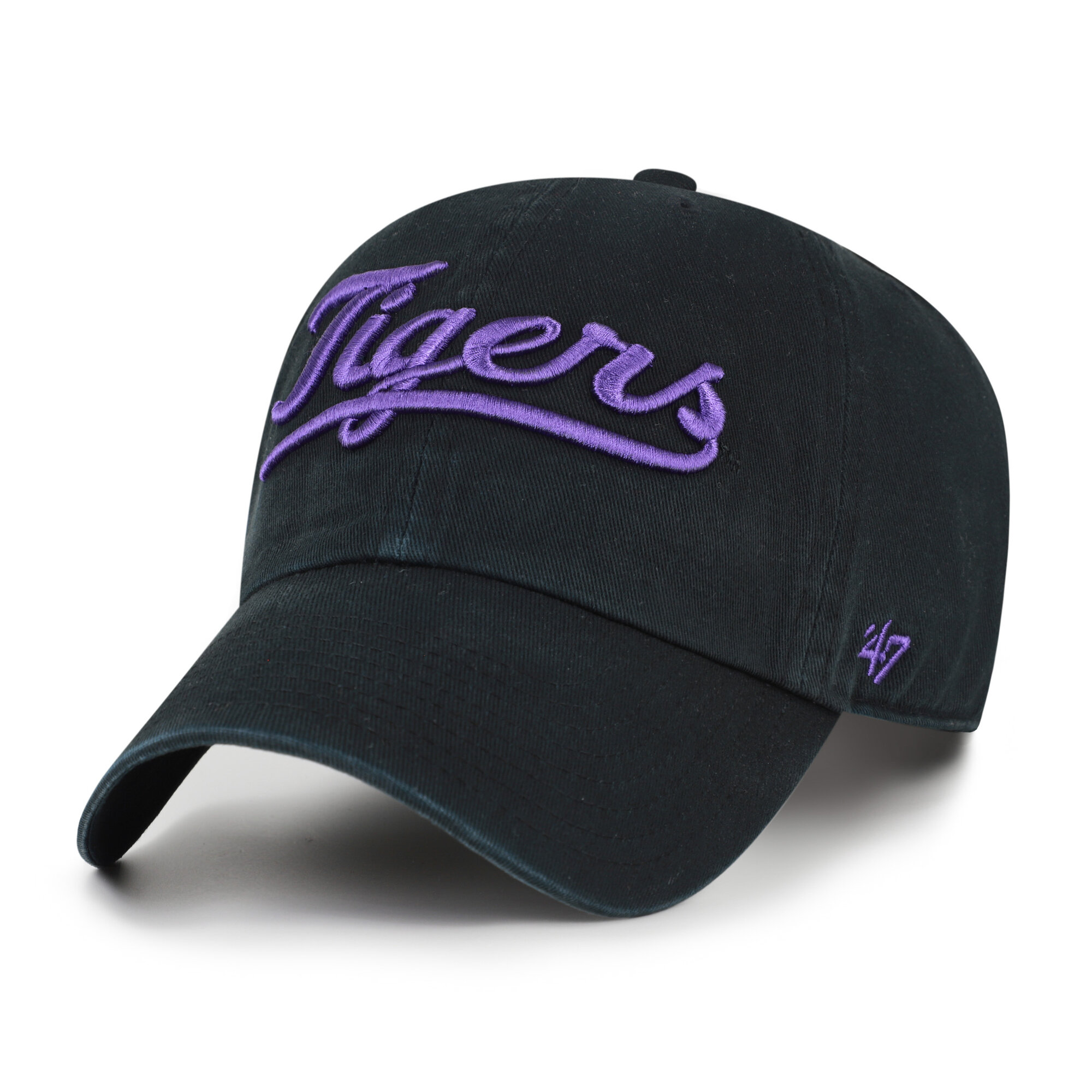 Unisex '47  LSU Tigers Black Vault Clean Up Adjustable Hat