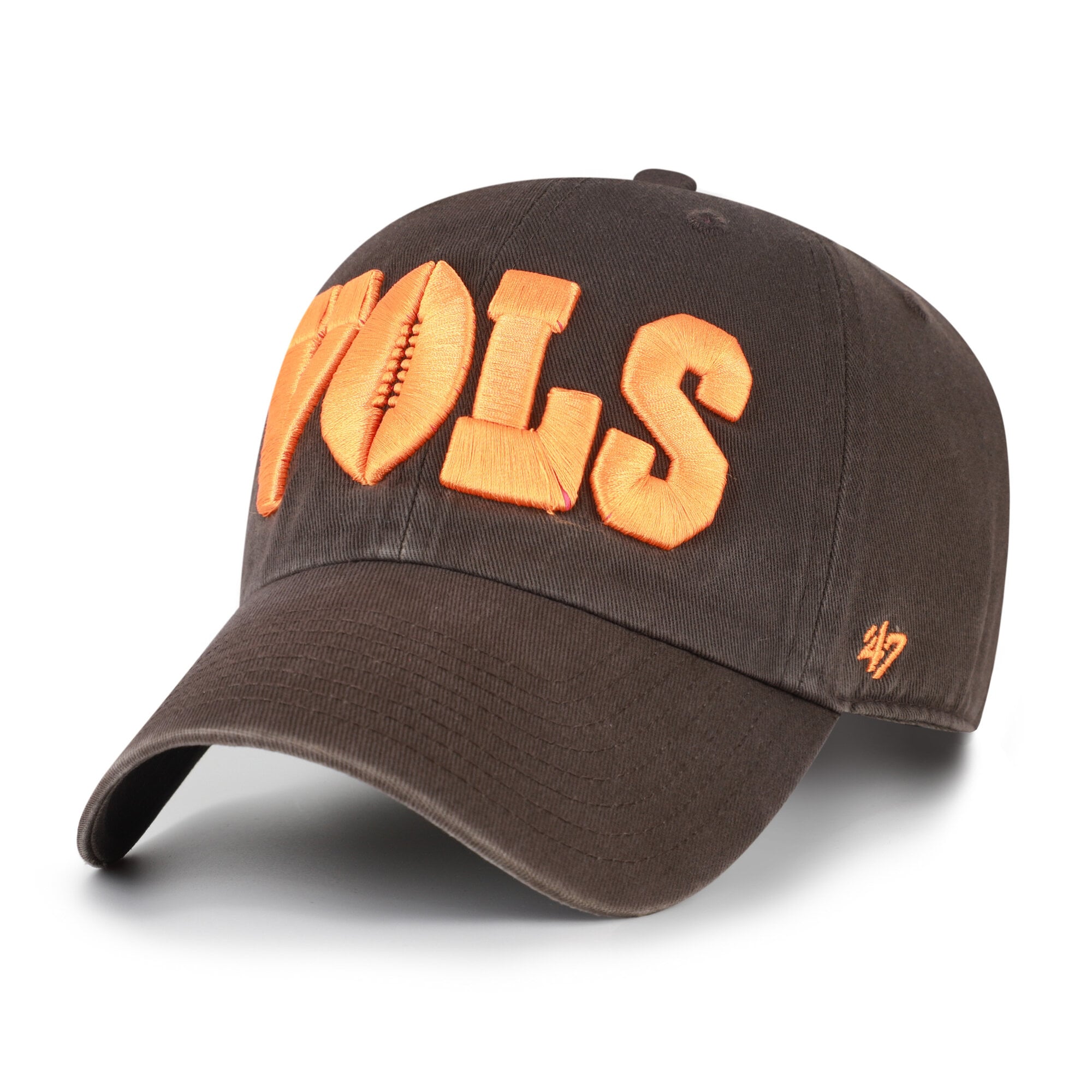 Men's '47  Brown Tennessee Volunteers Vault Clean Up Adjustable Hat