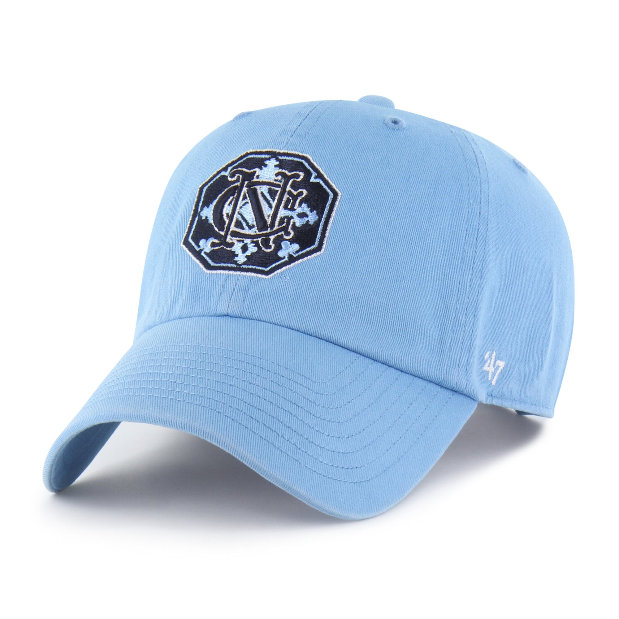 Men's '47 Carolina Blue North Carolina Tar Heels Vault Clean Up Adjustable Hat