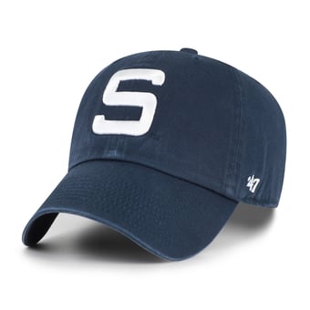 Men's '47 Navy Penn State Nittany Lions Vault Clean Up Adjustable Hat