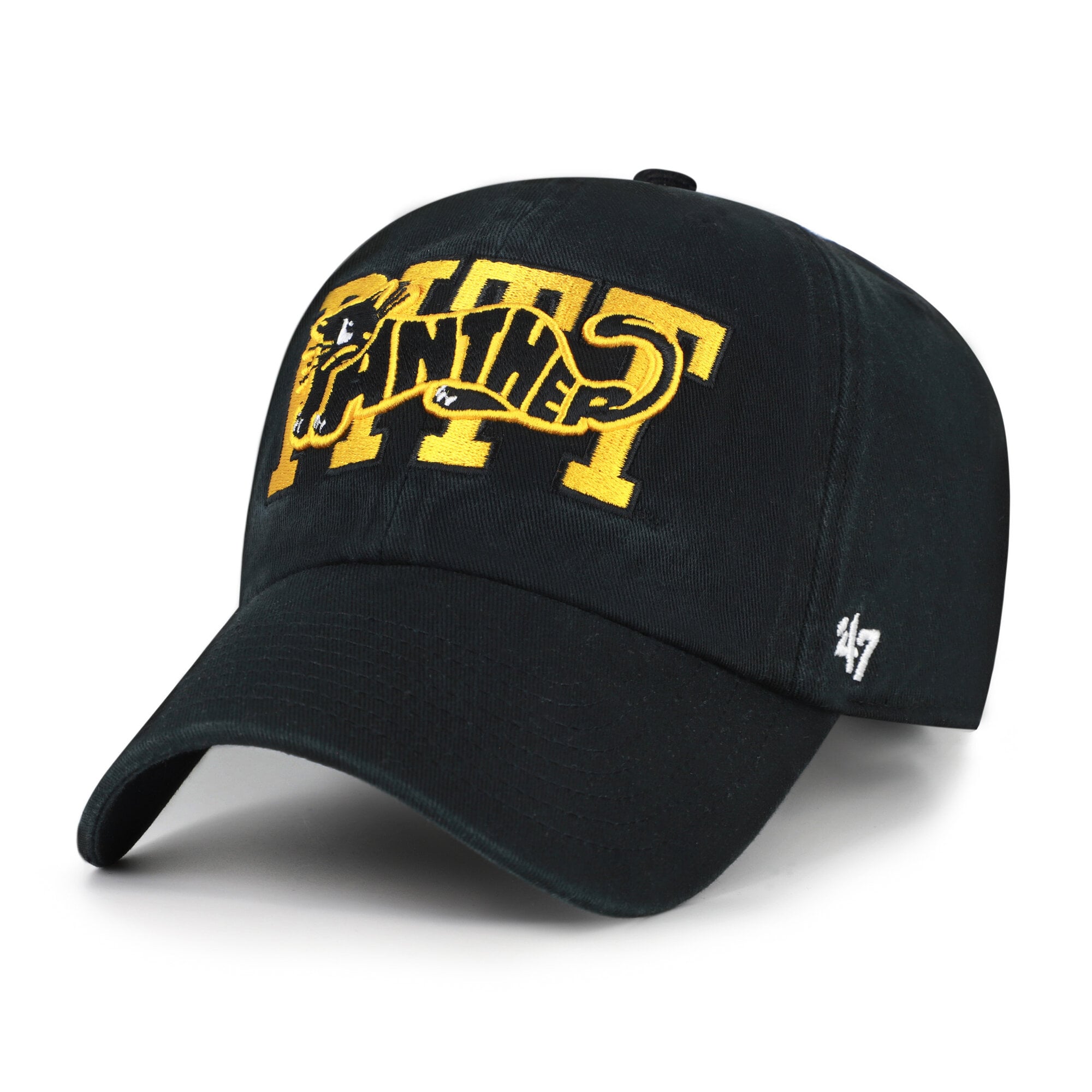 Unisex '47  Pitt Panthers Black Vault Clean Up Adjustable Hat