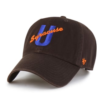 Men's '47 Brown Syracuse Orange Vault Clean Up Adjustable Hat