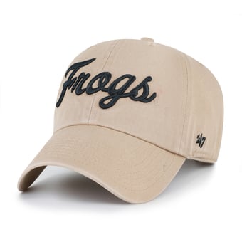 Unisex '47  TCU Horned Frogs Khaki Vault Clean Up Adjustable Hat