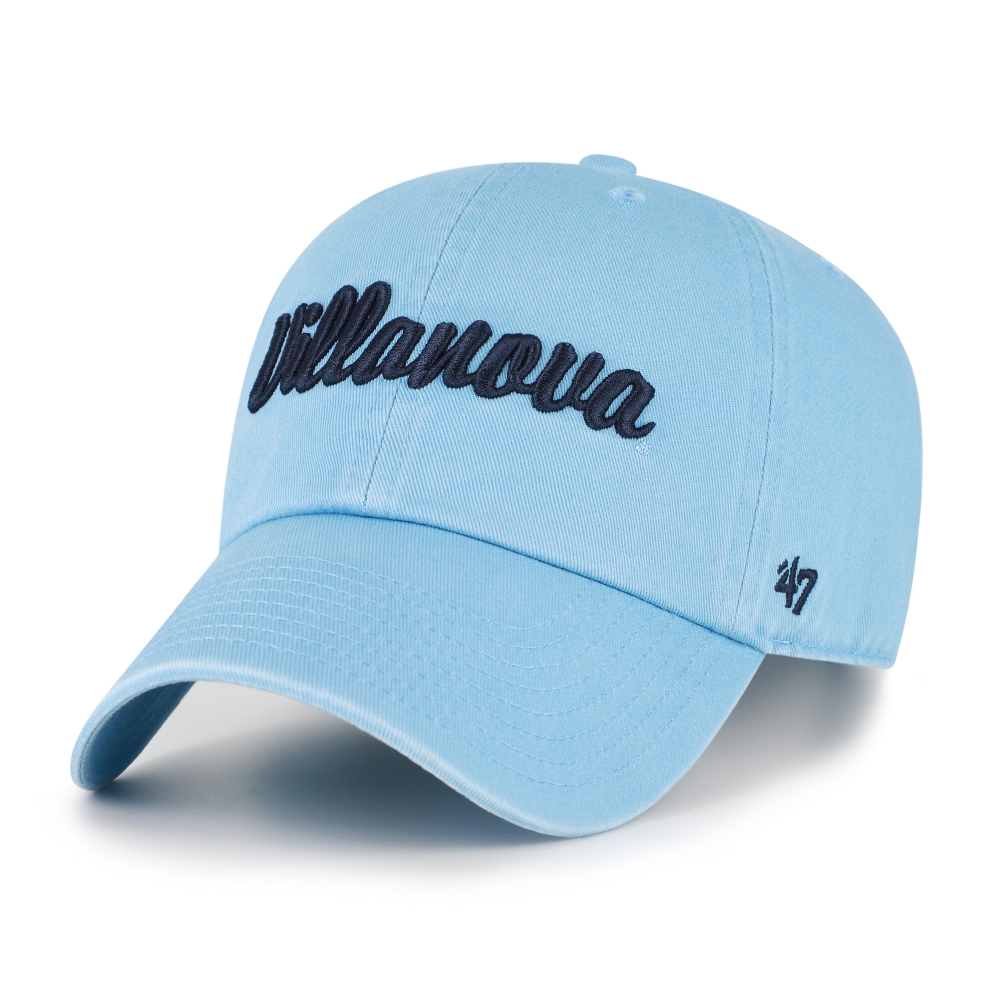 Men's '47  Light Blue Villanova Wildcats Vault Clean Up Adjustable Hat