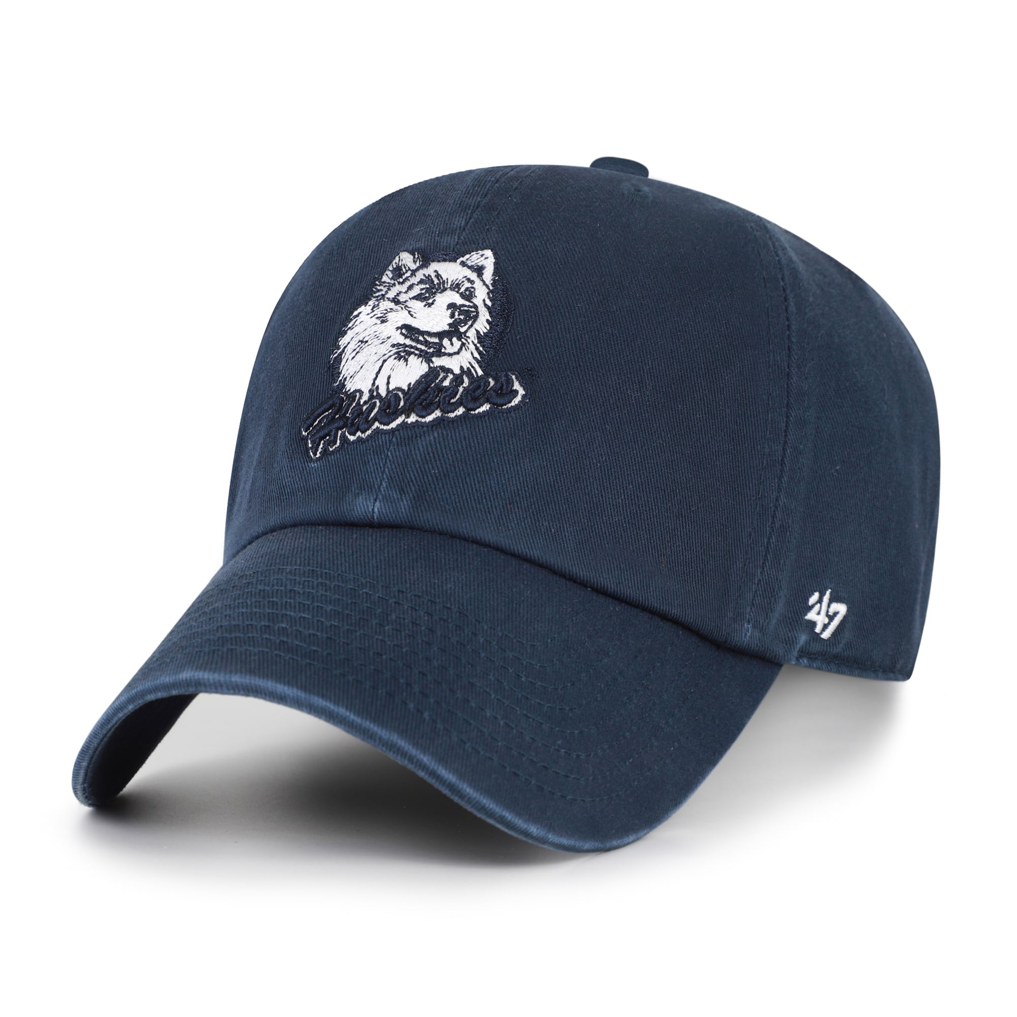 Men's '47  Navy UConn Huskies Vault Clean Up Adjustable Hat