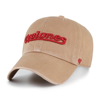 Unisex '47  Iowa State Cyclones Khaki Vault Clean Up Adjustable Hat