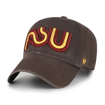Men's '47  Brown Arizona State Sun Devils Vault Clean Up Adjustable Hat