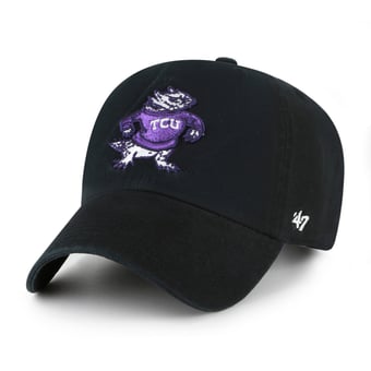 Unisex '47  TCU Horned Frogs Black Vault Clean Up Adjustable Hat