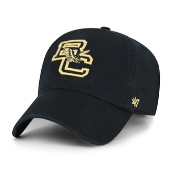 Men's '47  Black Boston College Eagles Vault Clean Up Adjustable Hat