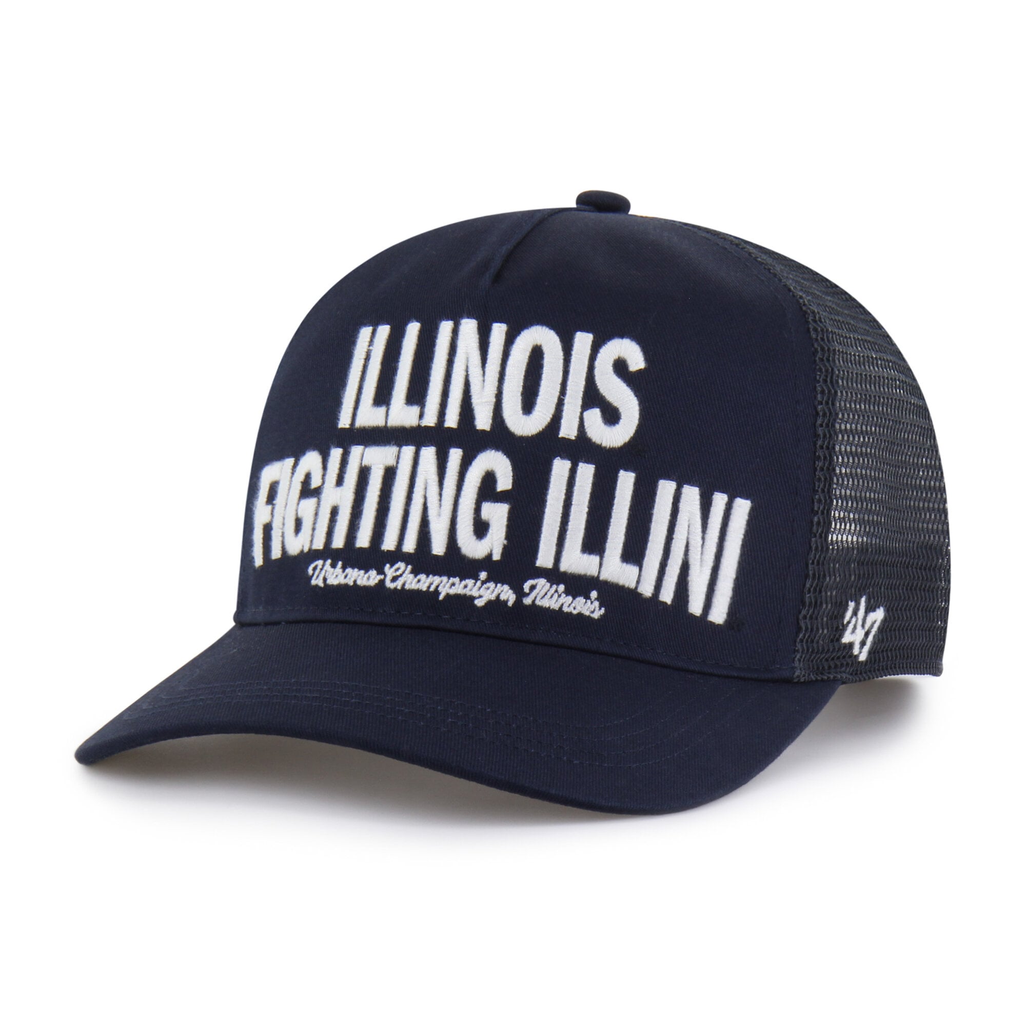 Men's '47 Navy Illinois Fighting Illini Contemporary Hitch Trucker Adjustable Hat