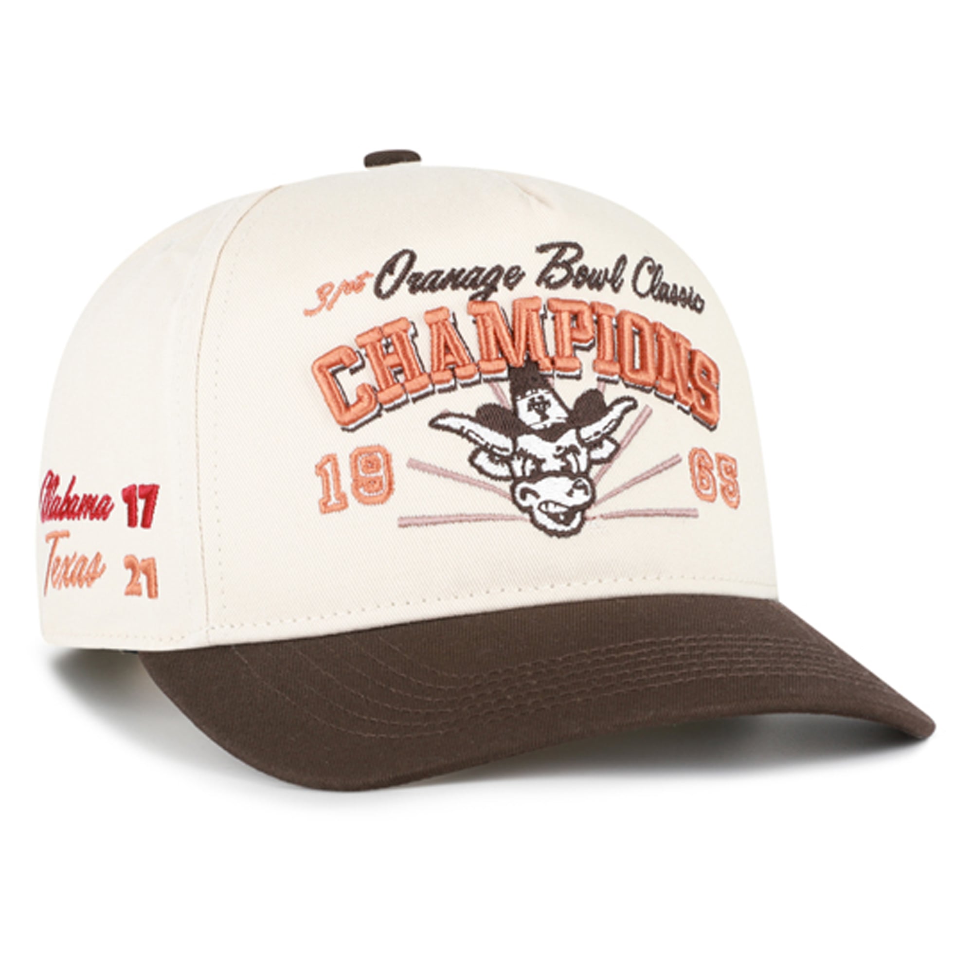 Men's '47 Natural Texas Longhorns Orange Bowl Champions Scored Hitch Adjustable Hat