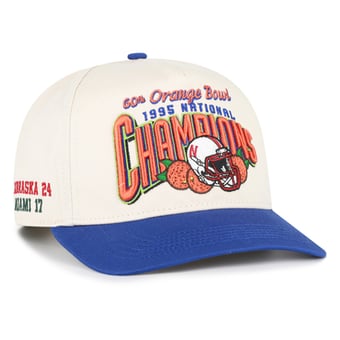 Men's '47  Natural Nebraska Huskers Orange Bowl Champions Scored Hitch Adjustable Hat