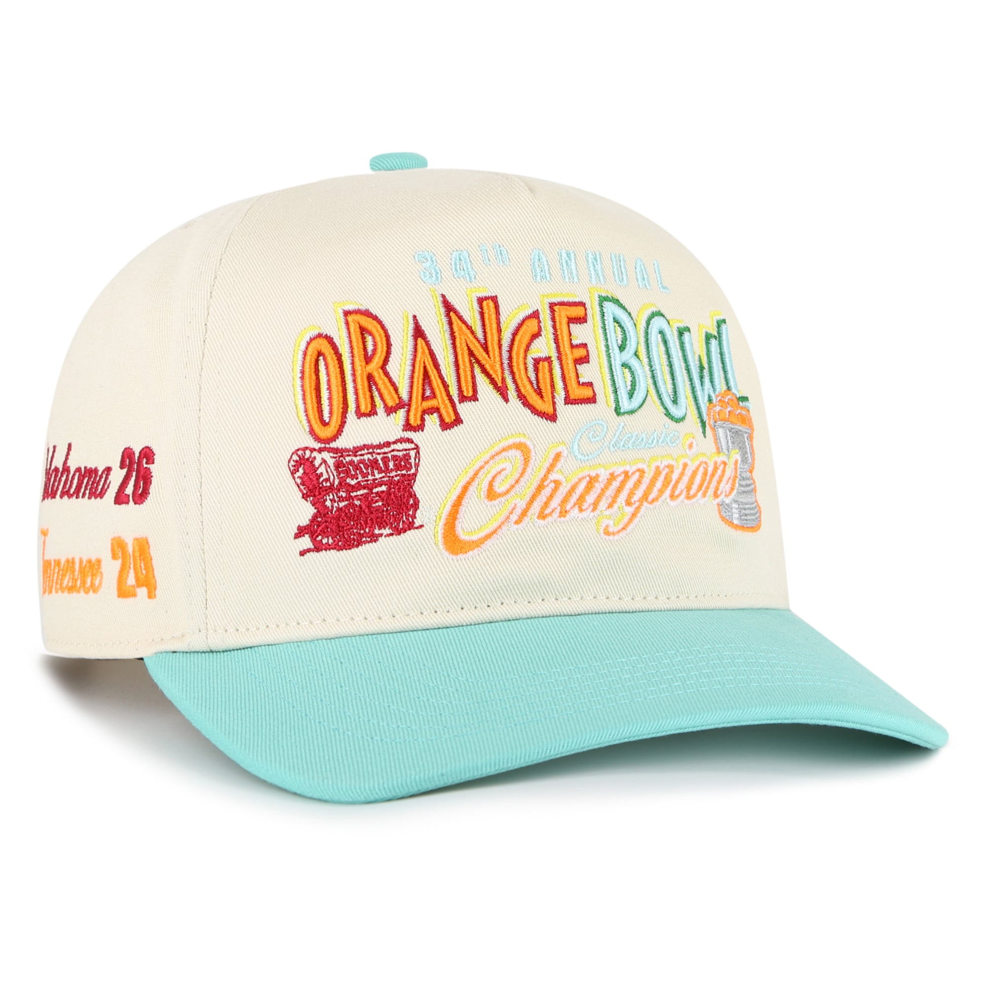 Men's '47  Natural Oklahoma Sooners Orange Bowl Champions Scored Hitch Adjustable Hat