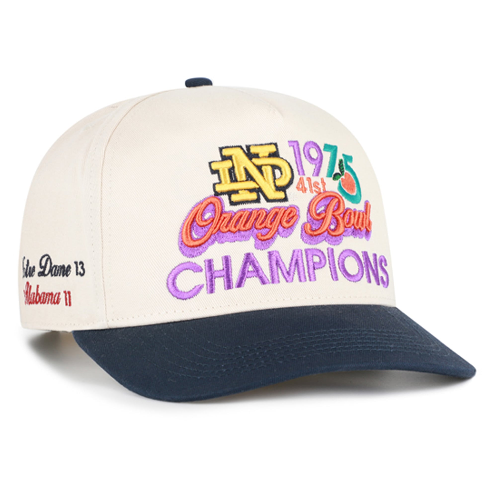 Men's '47  Natural Notre Dame Fighting Irish Orange Bowl Champions Scored Hitch Adjustable Hat