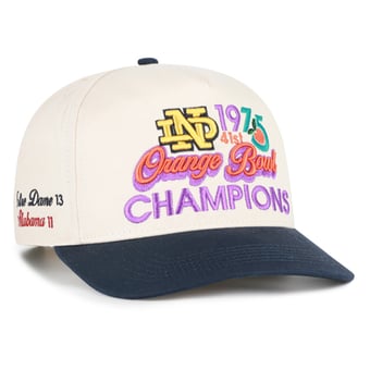Men's '47  Natural Notre Dame Fighting Irish Orange Bowl Champions Scored Hitch Adjustable Hat