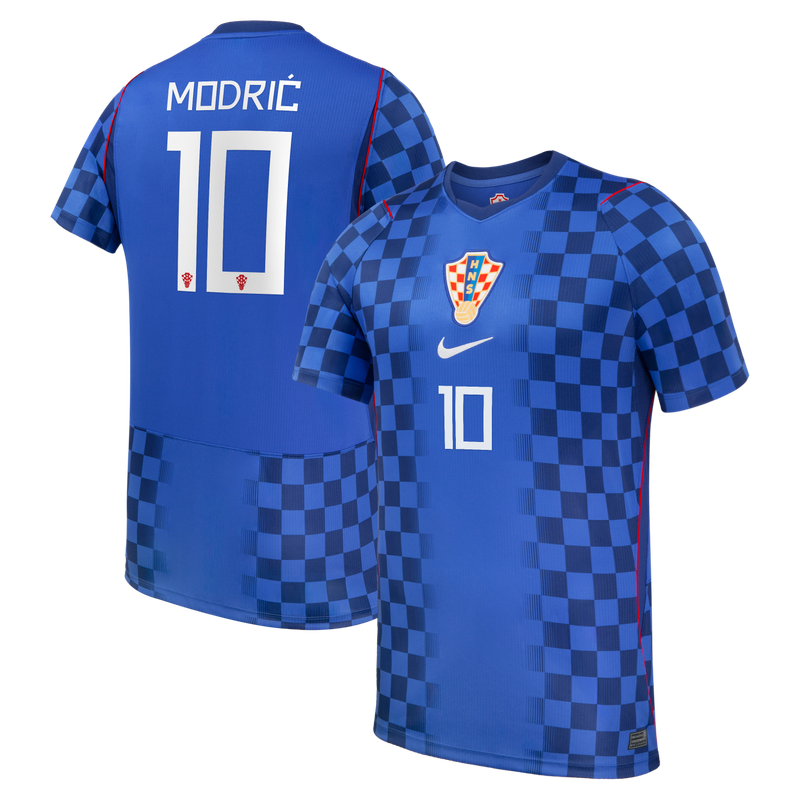 Men's Nike Luka Modric Navy Croatia National Team 2026 Away Stadium Replica Jersey