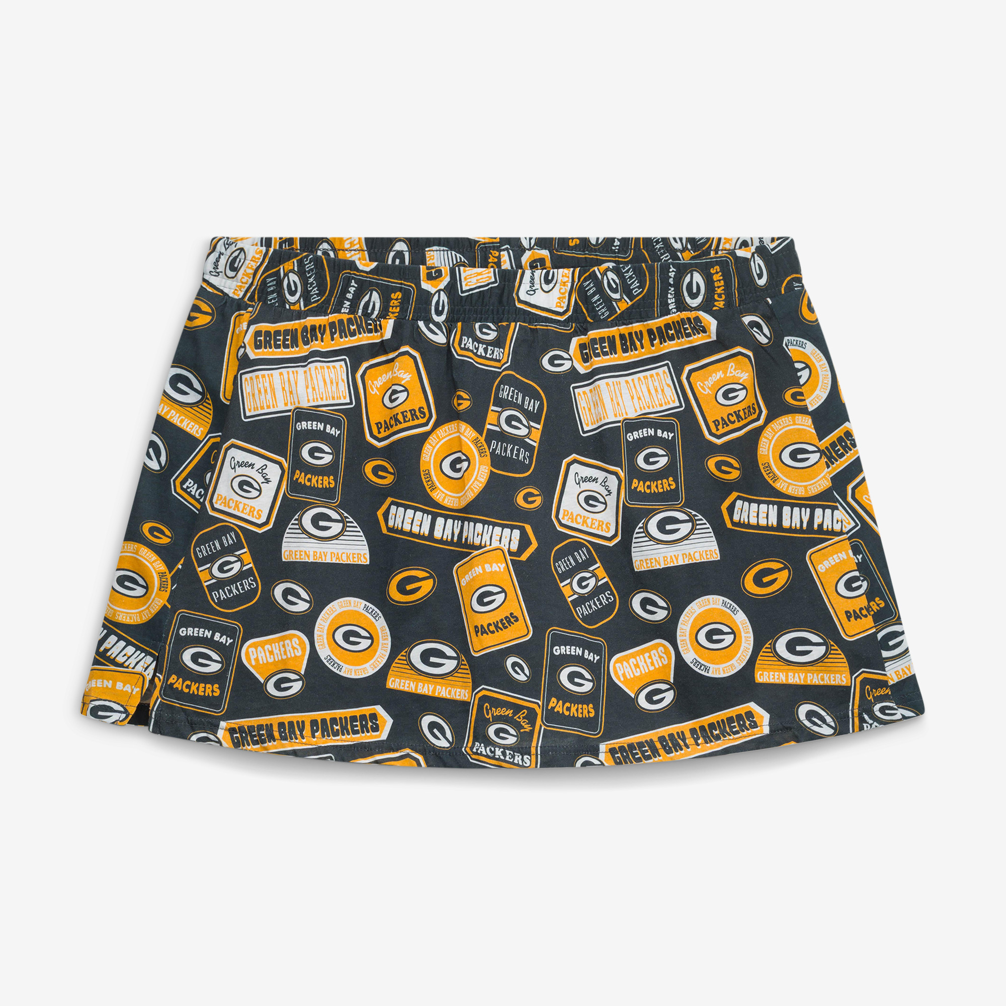 Women's Concepts Sport Green Green Bay Packers Plus Size Grady Allover Print Sleep Skort