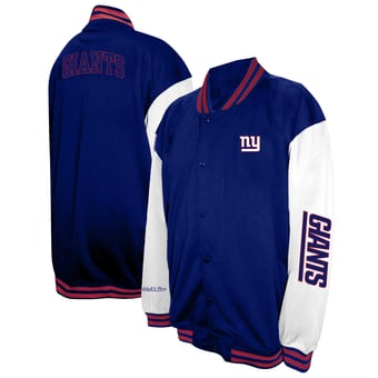 Men's Profile  Royal New York Giants Big & Tall Full-Snap Varsity Jacket