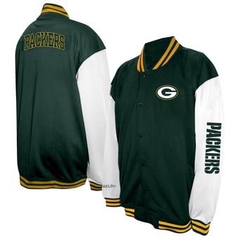 Men's Profile  Green Green Bay Packers Big & Tall Full-Snap Varsity Jacket