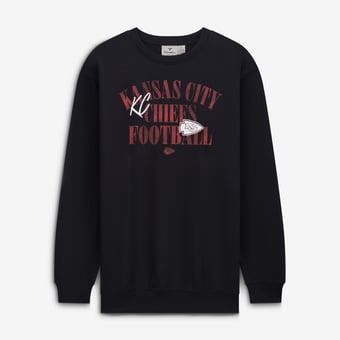 Men's Fanatics Black Kansas City Chiefs Big & Tall Relaxed Halftime Lead Sweatshirt