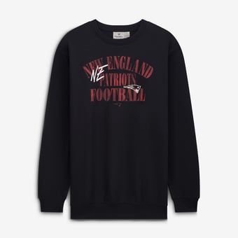 Men's Fanatics Black New England Patriots Big & Tall Relaxed Halftime Lead Sweatshirt