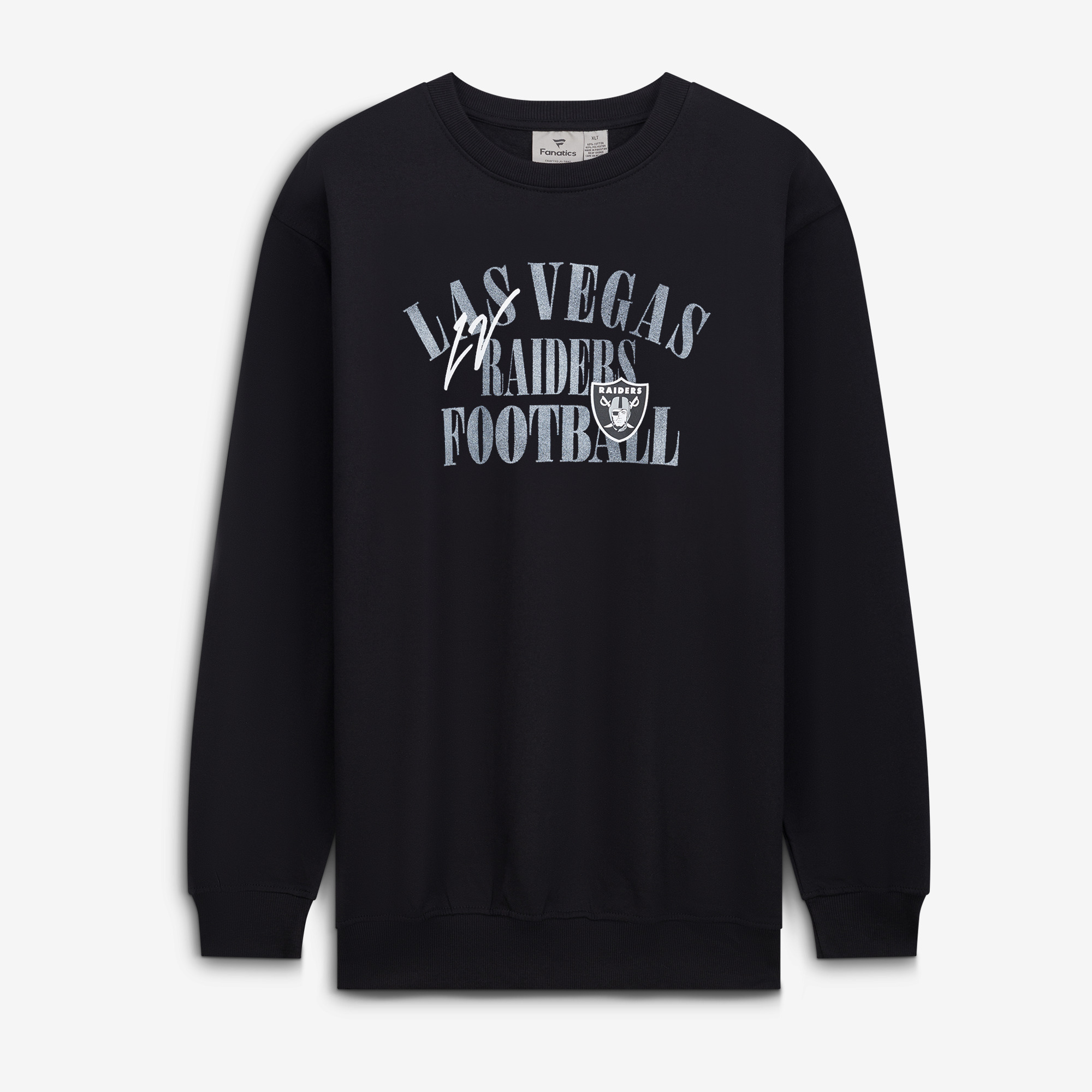 Men's Fanatics Black Las Vegas Raiders Big & Tall Relaxed Halftime Lead Sweatshirt