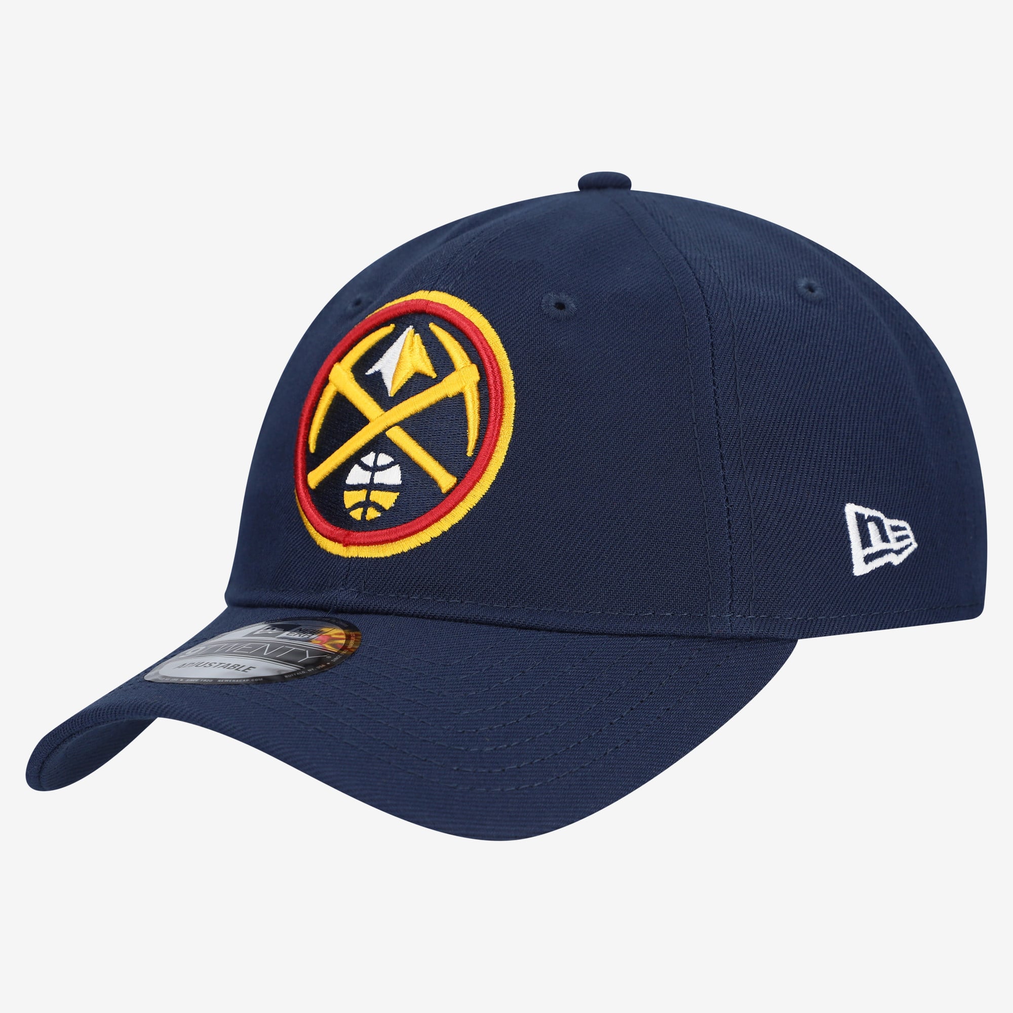 Men's New Era Navy Denver Nuggets Team 9TWENTY Adjustable Hat