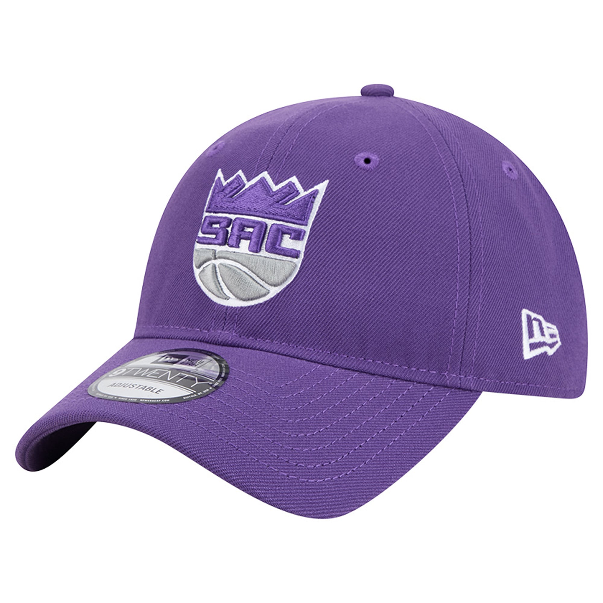 Men's New Era  Purple Sacramento Kings Team 9TWENTY Adjustable Hat