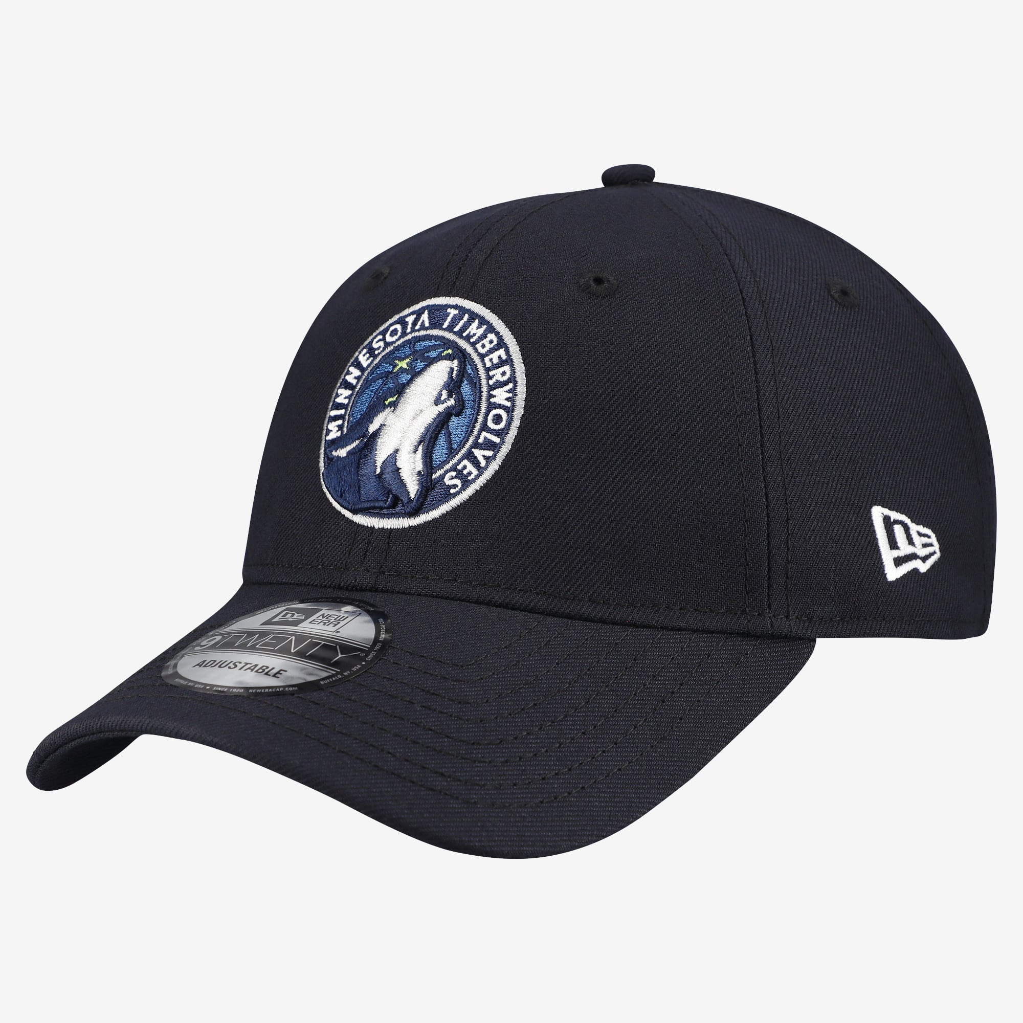 Men's New Era  Navy Minnesota Timberwolves Team 9TWENTY Adjustable Hat